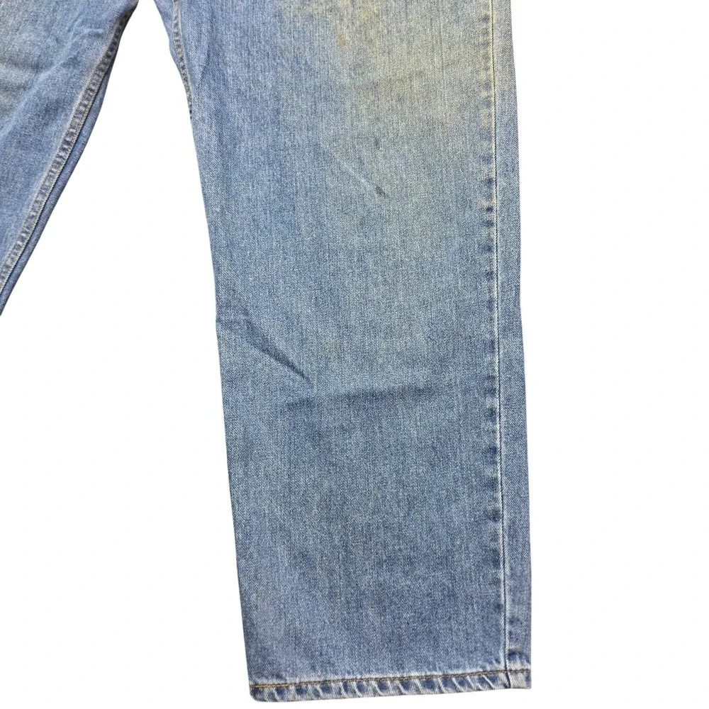 Baggy Distressed Skater Relaxed Fit 550 Denim Jeans Mens 45x29 Blue Levis